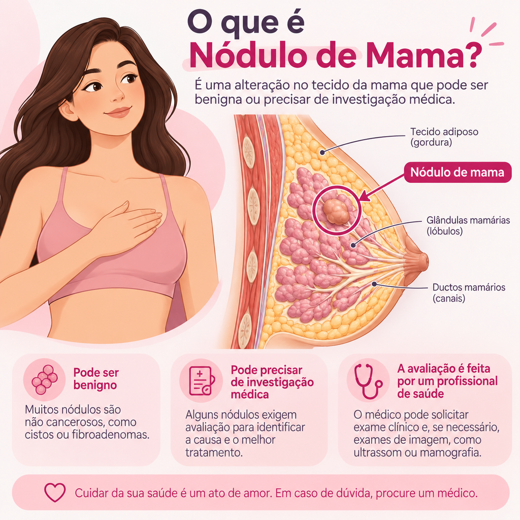 O que é nódulo de mama com Mastologista em BH